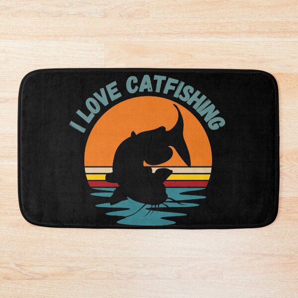 Item preview, I love catfishing, catfish lover fishing gift designed and sold by ds-4.