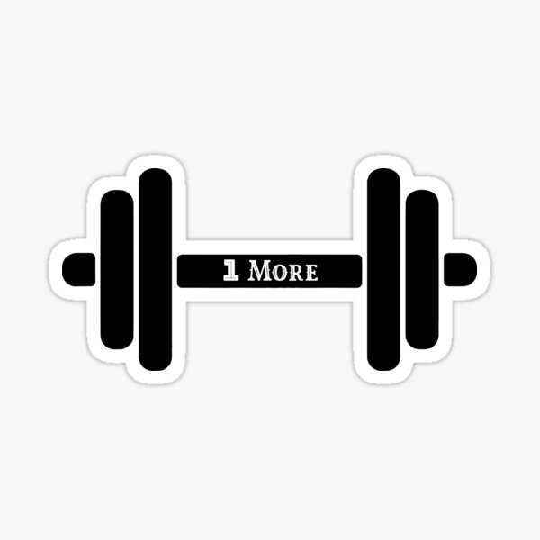 Item preview, Dumbbells one more motivation designed and sold by bemenmaher.