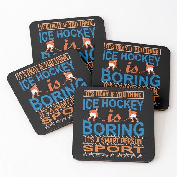 Item preview, ice hockey is boring it's a smart person sport | ice hockey gifts | hockey apparel | hockey goalie | hockey coach | hockey mom | hockey dad | hockey is life designed and sold by buzz1days.