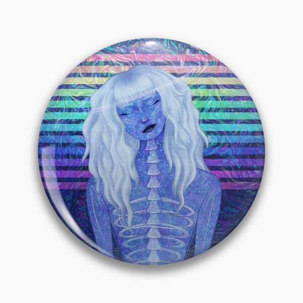 Item preview, Dead Girl on Rainbow Stripes designed and sold by asorwrosa.