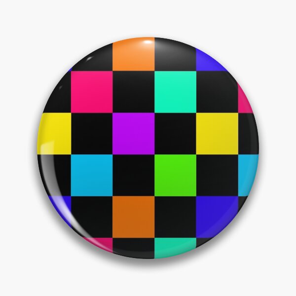 Item preview, Colorful Disco Checker Print designed and sold by Punderstandable.