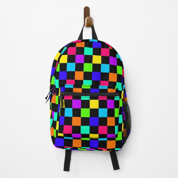 Item preview, Colorful Disco Checker Print designed and sold by Punderstandable.