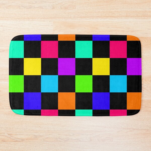 Item preview, Colorful Disco Checker Print designed and sold by Punderstandable.