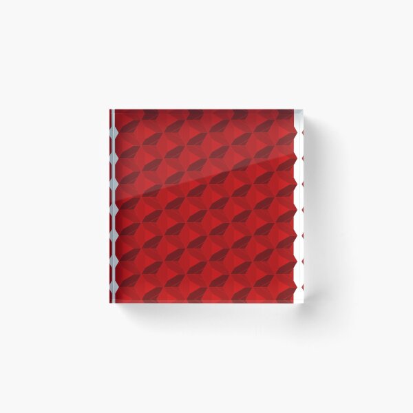 Item preview, Red & Brown Geometric Pattern designed and sold by universewitness.