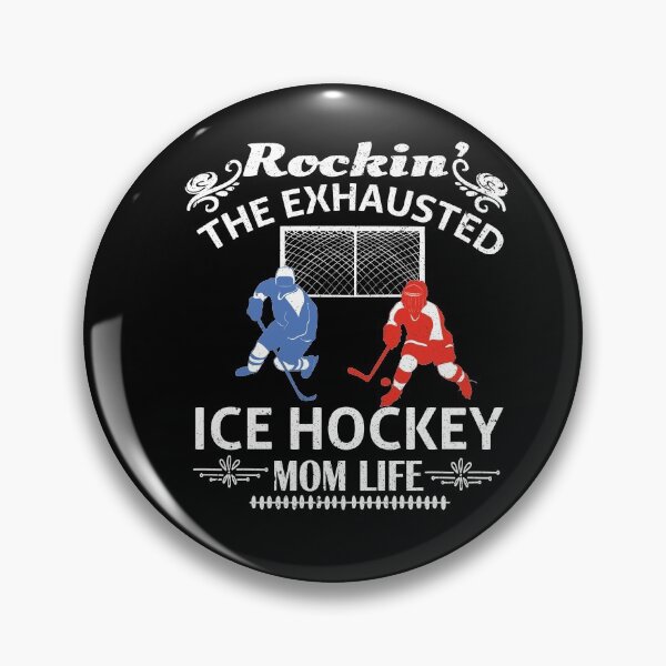 Item preview, Rockin'  the exhausted ice hockey mom life | ice hockey gifts | hockey apparel | hockey goalie | hockey coach | hockey mom | hockey dad | hockey is life designed and sold by buzz1days.