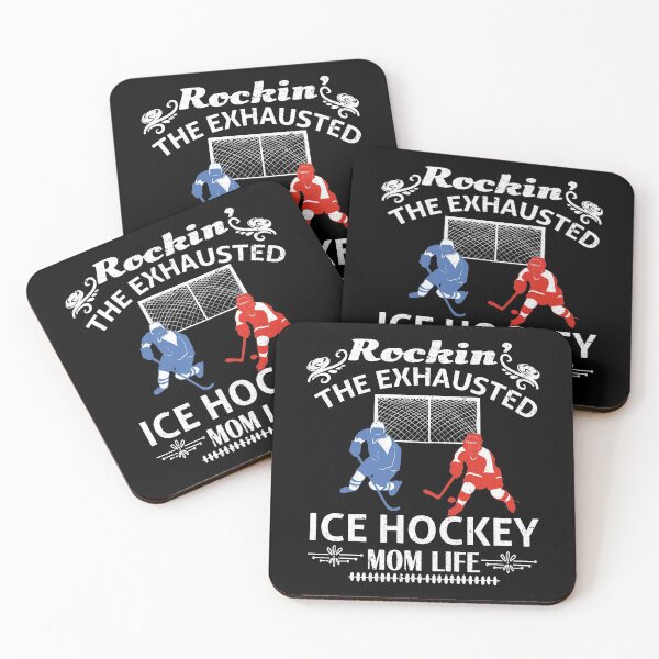 Item preview, Rockin'  the exhausted ice hockey mom life | ice hockey gifts | hockey apparel | hockey goalie | hockey coach | hockey mom | hockey dad | hockey is life designed and sold by buzz1days.