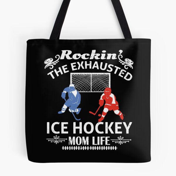 Item preview, Rockin'  the exhausted ice hockey mom life | ice hockey gifts | hockey apparel | hockey goalie | hockey coach | hockey mom | hockey dad | hockey is life designed and sold by buzz1days.