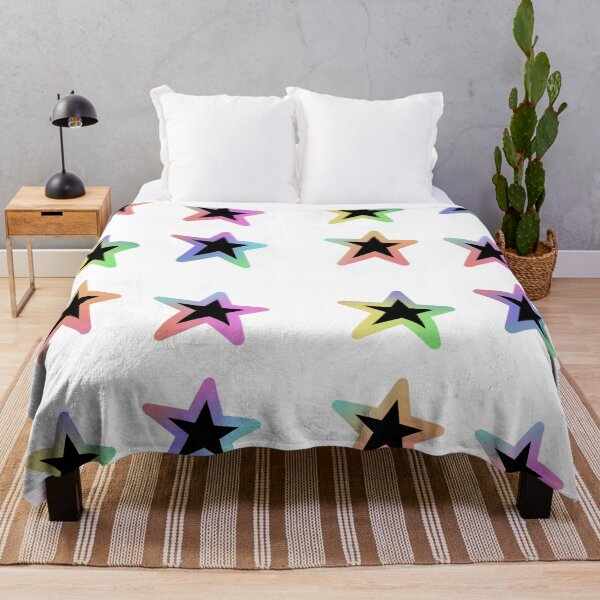 Item preview, pastel tie dye star outline with black pattern and pack designed and sold by GhostLonging.