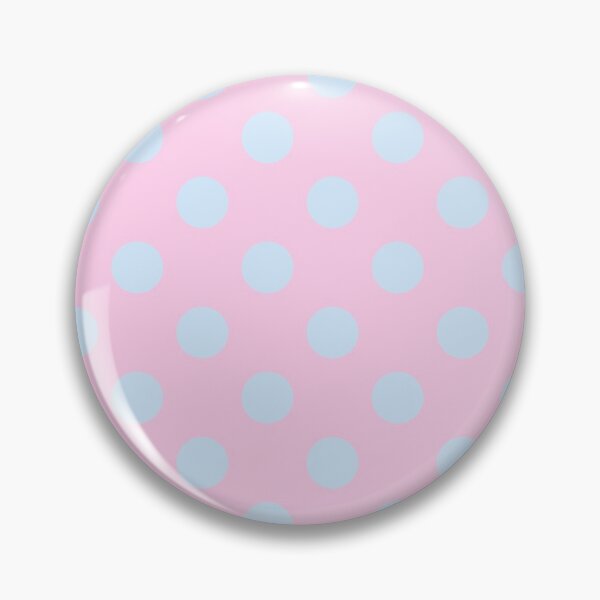 Item preview, Soft Blue Polka Dots on Soft Pink Background designed and sold by Bumblefuzzies.