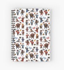 Cuaderno de espiral Team Fortress 2 / RED, BLU All Class (patrón)
