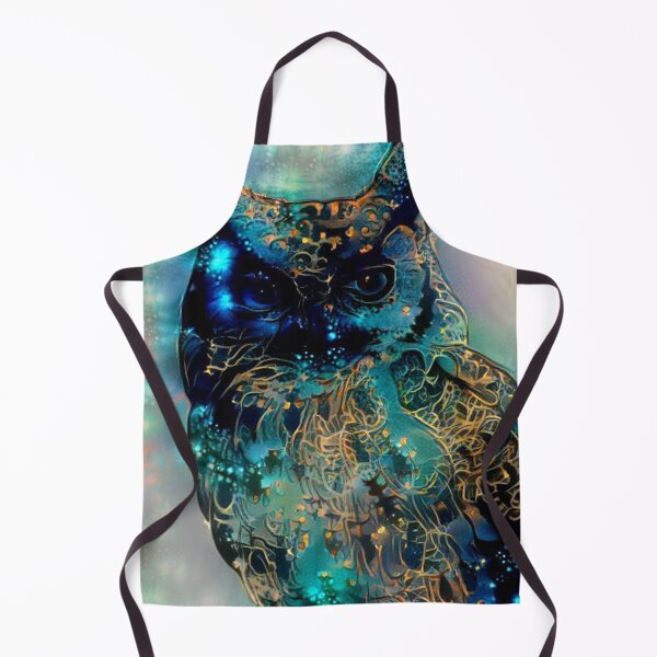 Item preview, Mystical Starry Owl designed and sold by ittybittyowl.