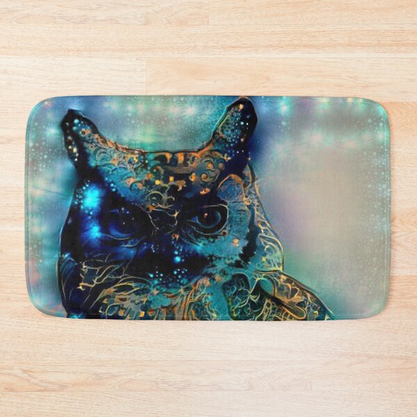 Item preview, Mystical Starry Owl designed and sold by ittybittyowl.