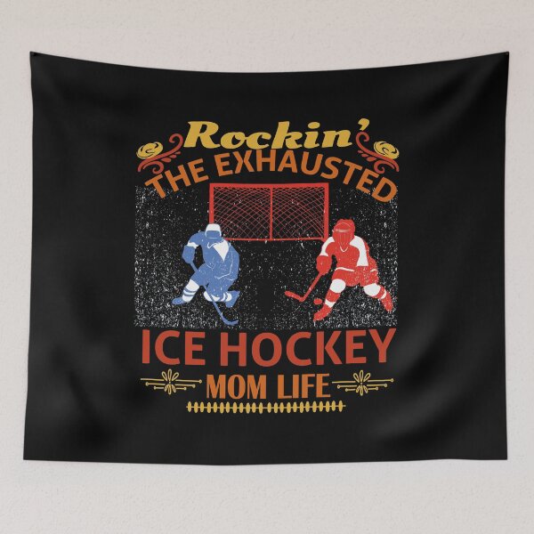 Item preview, Rockin'  the exhausted ice hockey mom life | ice hockey gifts | hockey apparel | hockey goalie | hockey coach | hockey mom | hockey dad | hockey is life designed and sold by buzz1days.