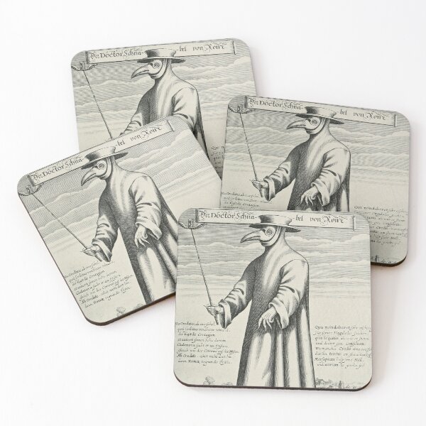 Item preview, Doctor Beak, Plague Doctor Creepy Vintage Drawing designed and sold by Glimmersmith.