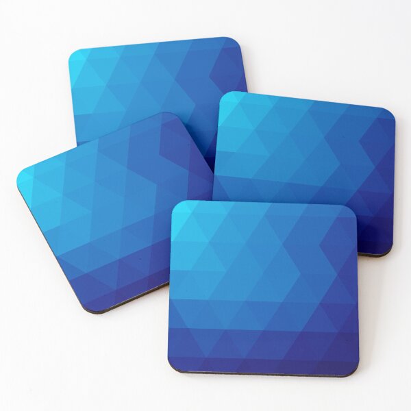 Item preview, Deep Water Gradient Geometric Pattern designed and sold by ChaimaaKr.