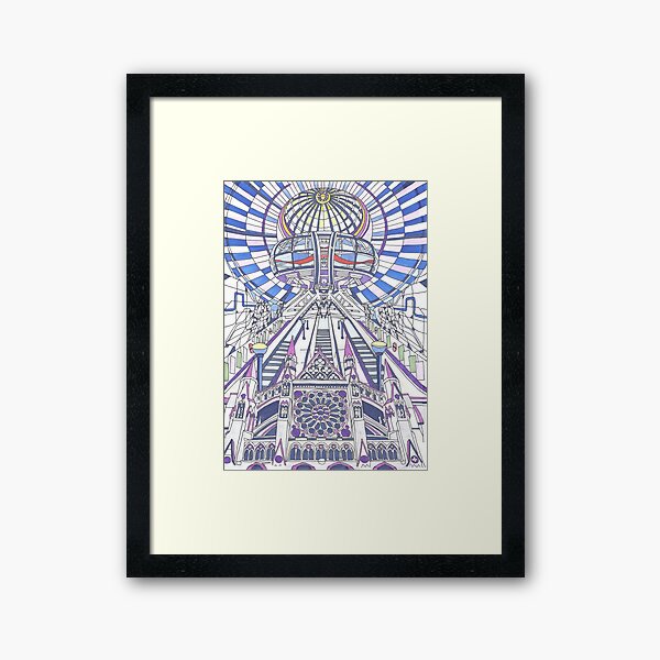 London Composition 2 Framed Art Print