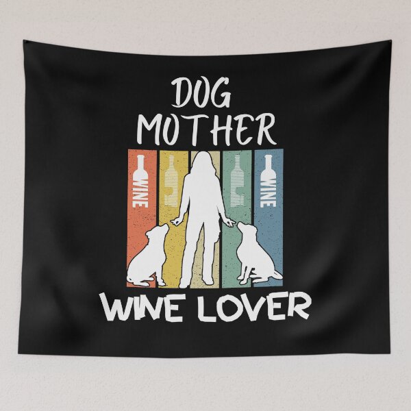 Artikelvorschau, Hund Mutter Weinliebhaber einfach süß entworfen und verkauft von Sweet-A-Dsignz.