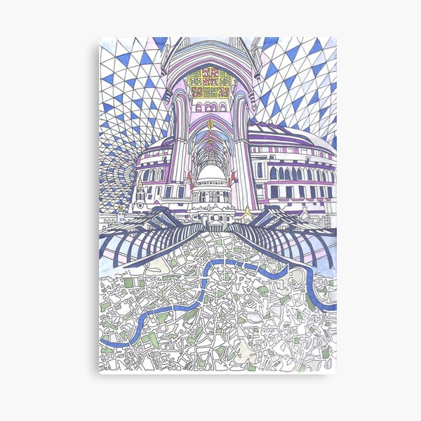 London Composition 4 Canvas Print