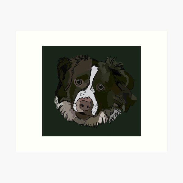 Army green Aussie Art Print