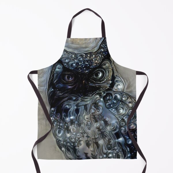 Item preview, Mythical Armored Owl in Black and Grey Metal designed and sold by ittybittyowl.