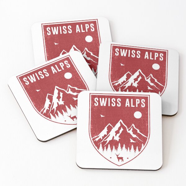 Item preview, Swiss Alps - Mountains Red designed and sold by NevesMarkt.