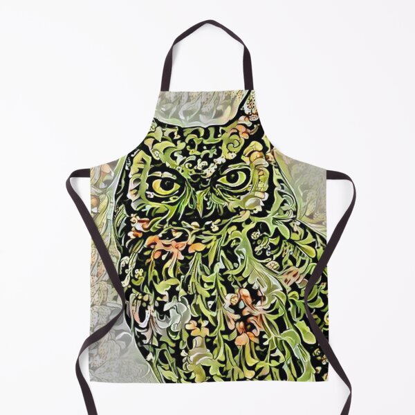 Item preview, Flowery Fantasy Forest Owl designed and sold by ittybittyowl.