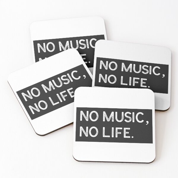Item preview, No Music, No Life designed and sold by RheaRealm.