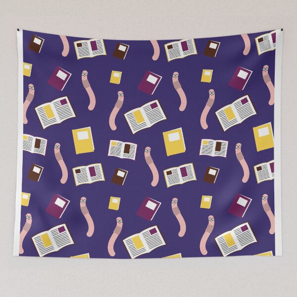 Item preview, Bookworm Pattern designed and sold by babybigfoot.