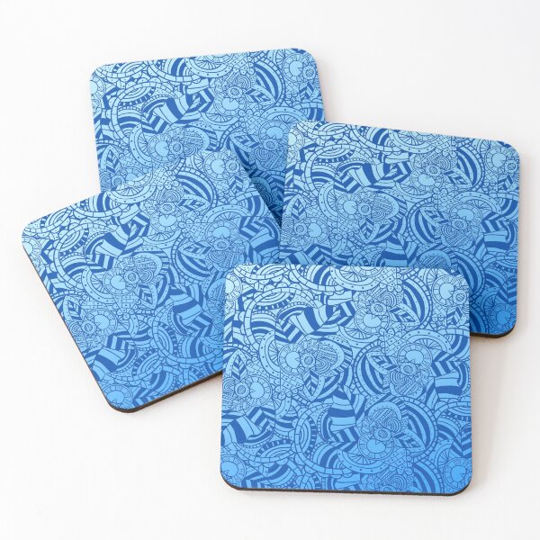 Item preview, Modern Abstract Boho Blue Gradient Print designed and sold by DaughterofYah.