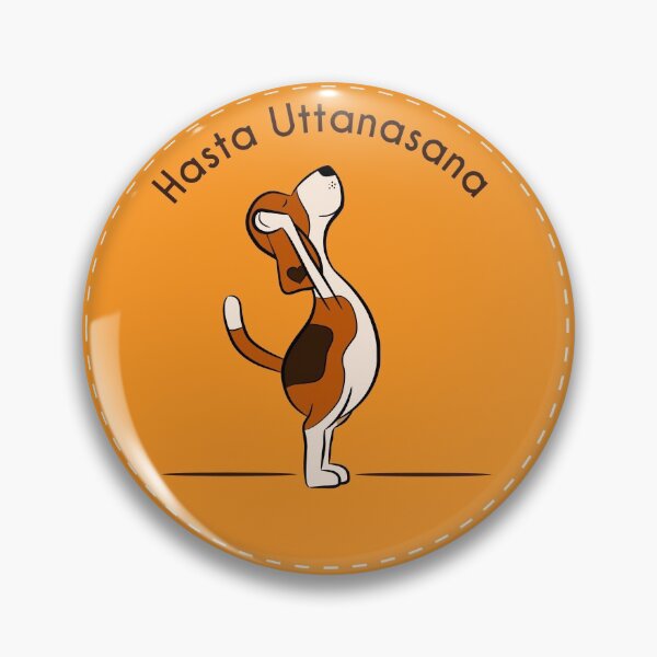 Item preview, yoga dog  sticker hasta uttanasana  : inspiration dog  sticker for meditation designed and sold by MichaelGrace.
