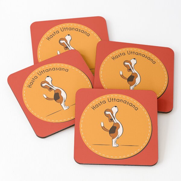 Item preview, yoga dog  sticker hasta uttanasana  : inspiration dog  sticker for meditation designed and sold by MichaelGrace.