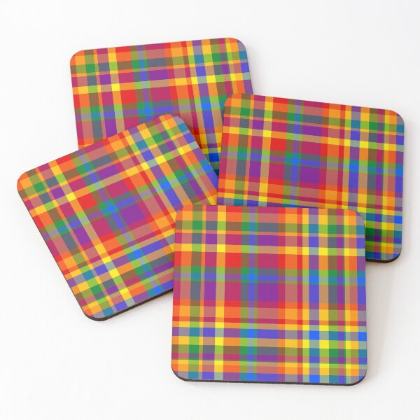 Aperçu de l'œuvre Motif à carreaux Pride Madras créée et vendue par -Gedwolcraeft-.