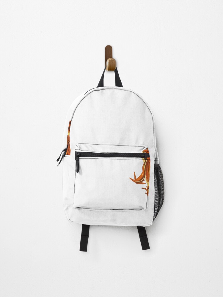 Thumbnail 1 of 3, Backpack, Orange Frog designed and sold by SFTStudio.