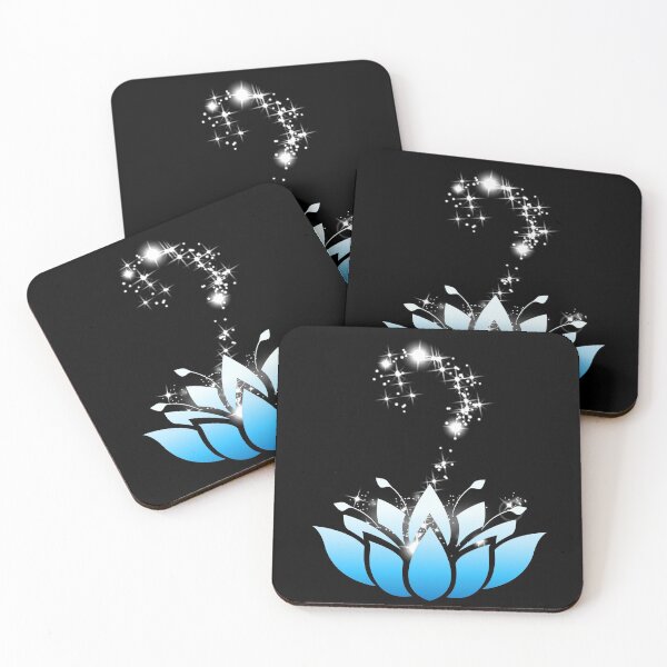 Item preview, Magical Lotus Flower In Light Blue Hue designed and sold by RosieSunflower.