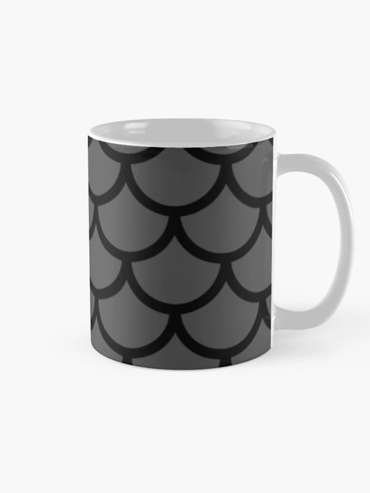 Thumbnail 3 of 6, Coffee Mug, Fish texture pattern designed and sold by CrazyHowCool.