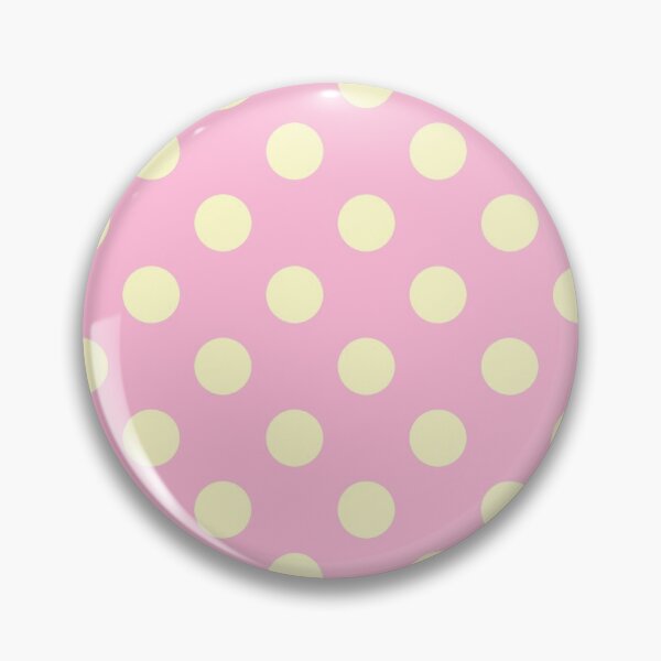 Item preview, Soft Yellow Polka Dots on Soft Pink Background designed and sold by Bumblefuzzies.