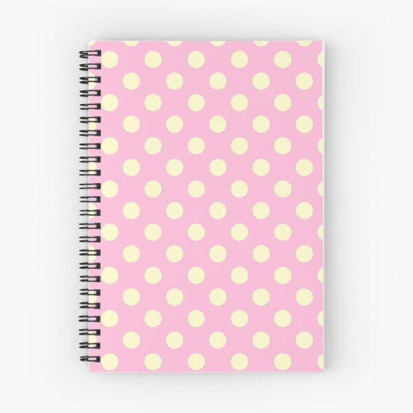 Item preview, Soft Yellow Polka Dots on Soft Pink Background designed and sold by Bumblefuzzies.