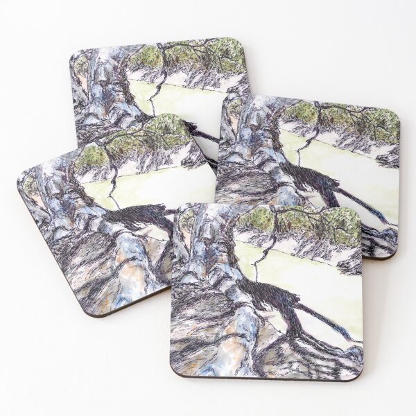 Item preview, Australian Scene - River Gum tree - Darling River, NSW, Aus designed and sold by Anne Huth.