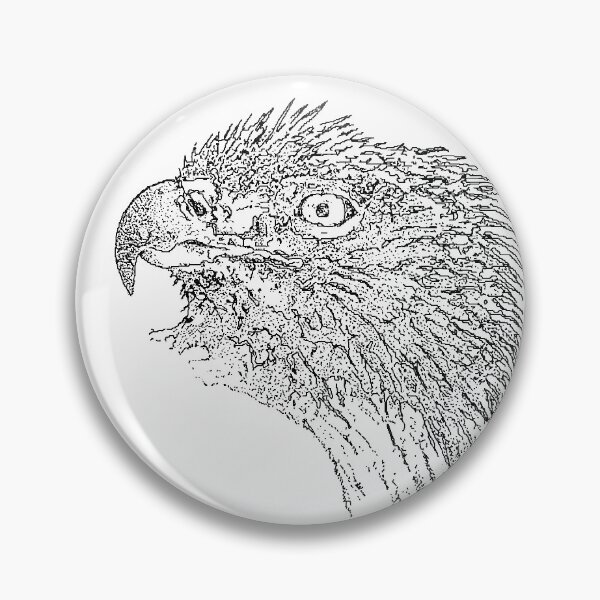 Item preview, águila, dibujo en blanco y negro designed and sold by dnparker.