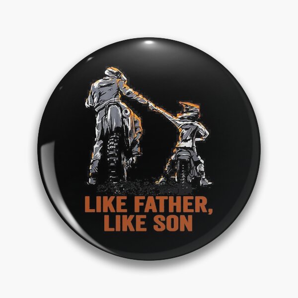 Item preview, like father like son dirt bike shirt designed and sold by nubaca2311.