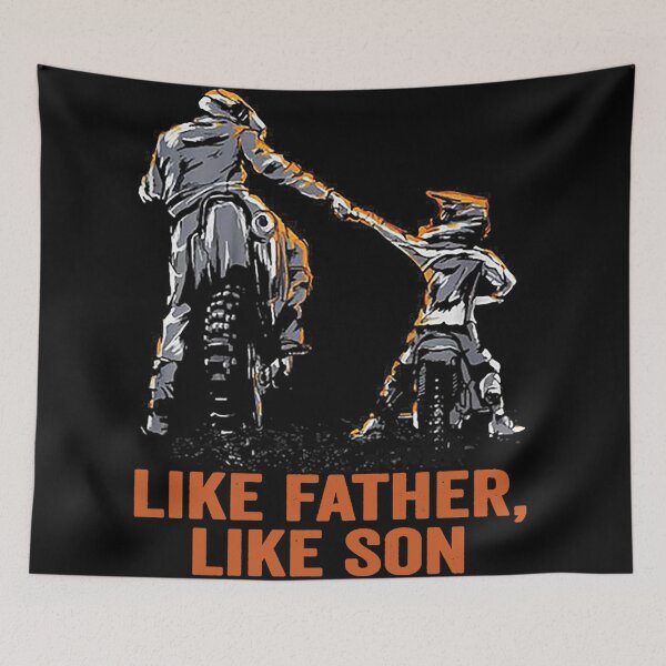 Item preview, like father like son dirt bike shirt designed and sold by nubaca2311.