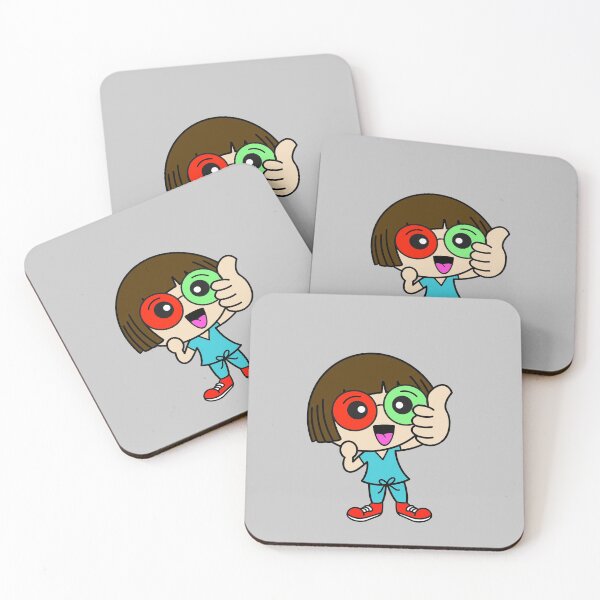 Item preview, Thumbs Up Red green glasses designed and sold by eyeconic-od.