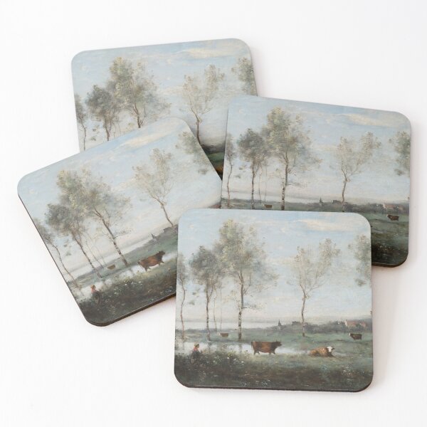 Item preview, Jean B.C. Corot - Paturage dans les Marais designed and sold by Rehs.