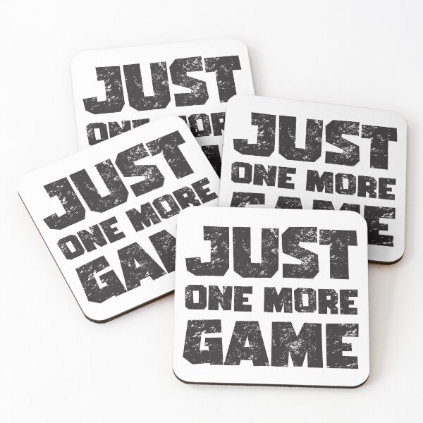 Item preview, Just One More Game, Saying, quote, gift, for, gaming lovers, gamers, players, Vintage designed and sold by Worldaza.