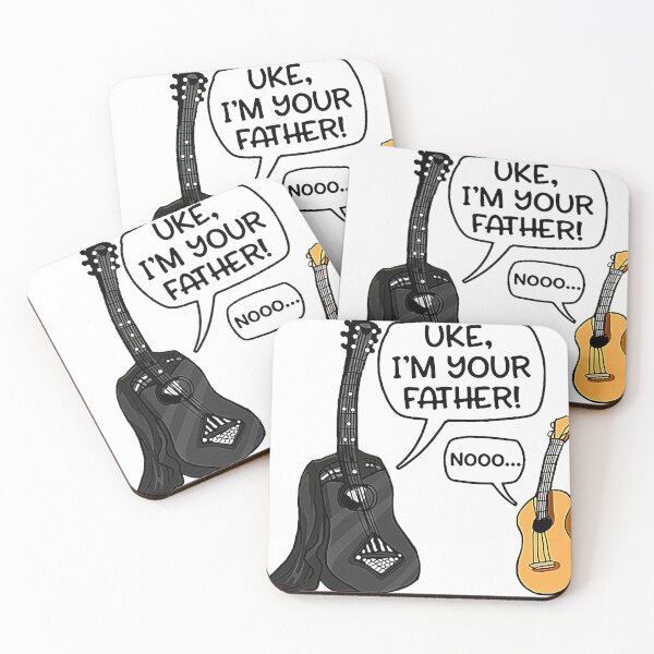 Item preview, Uke I'm Your Father Funny Guitar designed and sold by MotorLykan9k.