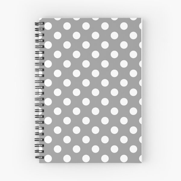 Item preview, White Polka Dots on Gray Background designed and sold by Bumblefuzzies.