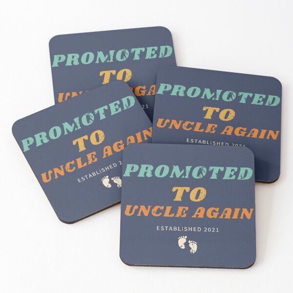 Item preview, PROMOTED TO UNCLE AGAIN | ESTABLISHED 2021 designed and sold by LiveAndGlow.