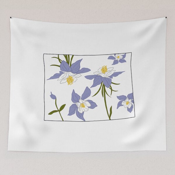 Item preview, Colorado Outline State Flower designed and sold by alpaulsen18.