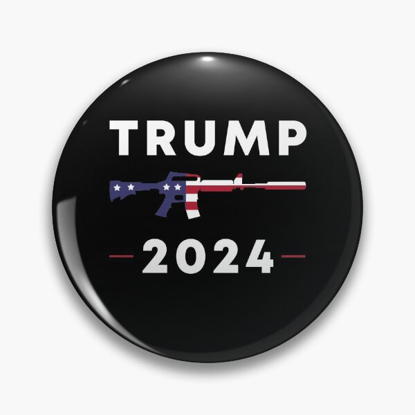 Item preview, Trump 2024 AR-15 American Flag designed and sold by JBDeszigns.