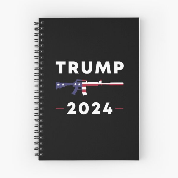 Item preview, Trump 2024 AR-15 American Flag designed and sold by JBDeszigns.